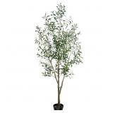 FAUX OLIVE TREE WITH FRUIT AND REALISTIC LEAVES FO
