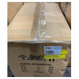 $175 3 - LIGHT FROSTED GLASS BUBBLE SPUTNIK SEMI F