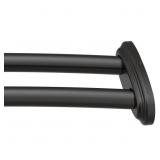 ADJUSTABLE DOUBLE CURVED SHOWER CURTAIN ROD