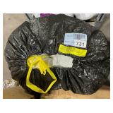 2  WHITE COTTON KING MATTRESS TOPPER