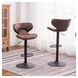 $170 UPHOLSTERY AIRLIFT ADJUSTABLE SWIVEL BARSTOOL