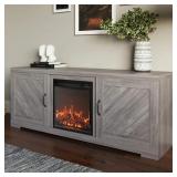 $220 BLAZICE TV STAND TO 65" WITH ELECTRIC FIREPLA