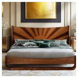 SUNSET SOLID WOOD BED FRAME SOLID WOOD BED FRAME W