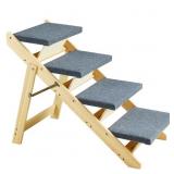 LATITUDE RUN  WOOD PET STAIRS/PET STEPS, 2-IN-1 FO