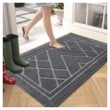 BURGHFIELD NON-SLIP GEOMETRIC OUTDOOR / INDOOR DOO