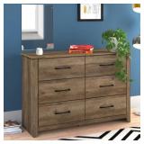 WALTER 6 DRAWERS DOUBLE DRESSER