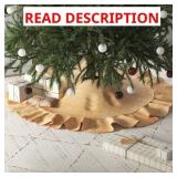 JUTE COLLECTION SOLID COLOR TREE SKIRT