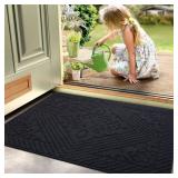 LARGE FLORAL INDOOR OUTDOOR DOORMAT,MACHINE WASHAB
