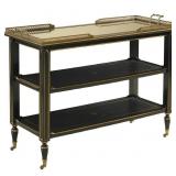 $3746 AMBASSADOR WOOD BAR CART