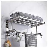 TOWEL RACK BATHROOM HOTEL RAIL HOLDER WALL MOUNTED