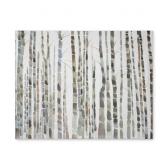 BIRCH TREES FOREST WHITE POLYESTER PLACEMAT | HOME