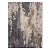 $181 EUSTON COLLECTION GREY 8X10 MODERN ABSTRACT P