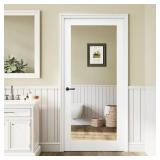 1 LITE MIRRORED PREFINISHED DOOR SLAB SOLID MANUFA