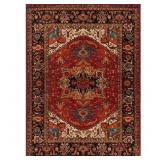 $205 NAIME DARK RED 8 FT. X 11 FT. INDOOR AREA RUG