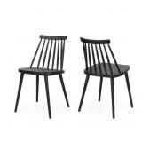 $200 FARMHOUSE STYLE DINING CHAIRS SET OF 2, CLASS