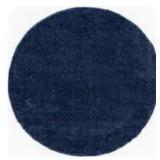 PACO HOME SOFT WASHABLE AREA RUG ROUND- 5 3"