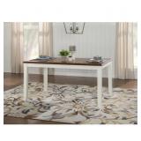 $266 ATIQA PAINTED RUSTIC DINING TABLE