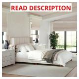 $532 MARTHA STEWART KAY UPHOLSTERED PLATFORM BED W