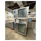 RATIONAL COMBI DOUBLE STACK COMMERCIAL OVEN 208V 6
