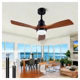 42' CEILING FANS WITH LIGHTING REMOTE CONTROL, IND