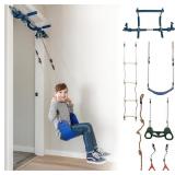 $172 GYM1 6-PIECE DOORWAY GYM INDOOR PLAYGROUND -