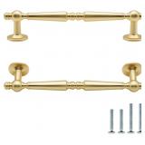 2-10 PACK BRUSHED GOLD CABINET PULLS 5 INCH/128MM