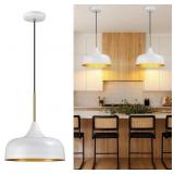 12' HAMMERED METAL PENDANT LIGHT, FARMHOUSE PENDAN