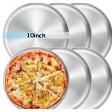 10-INCH STAINLESS STEEL PLATES SET, NON-TOXIC UNBR