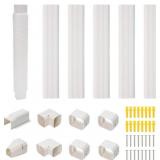 3' 10FT MINI SPLIT LINE SET COVER,PVC LINE SET COV