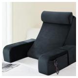 ENITYA BACK PILLOW FOR BED SITTING UP, 19' READING