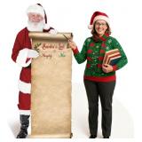 GUEEVIN 70 INCH CHRISTMAS CARDBOARD CUTOUT SANTA C