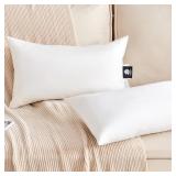 ORGANIC FEATHER DOWN LUMBAR PILLOW INSERTS (12X20