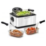 ELITE GOURMET EDF-401T ELECTRIC 4.5 QT. / 17 CUP I
