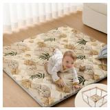 BLISSFUL DIARY BABY PLAY MATS FOR FLOOR, 50X50 PLA