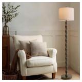 BOBOMOMO 62' RUSTIC FLOOR LAMP, RETRO FARMHOUSE ST