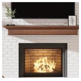 FIREPLACE MANTEL - HANDCRAFTED 72 INCH FLOATING CA