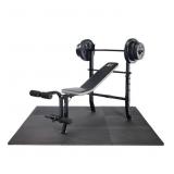 FITNESS GEAR STANDARD BENCH WITH 100LB WEIGHT SET