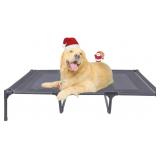 SUDDUS ELEVATED DOG BED FOR LARGE DOGS 140LB, BREA