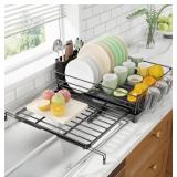 EXPANDABLE DISH DRYING RACK FOR KITCHEN COUNTER, L
