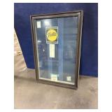 PELLA APPRX 35IN X 52IN DARK BROWN ALUMINUM EXT WH