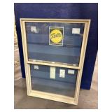 PELLA APPRX 41IN X 59IN CHAMPAGNE ALUMINUM EXT MAP