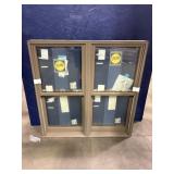 PELLA APPRX 50IN X 50.5IN LIGHT BROWN ALUMINUM EXT