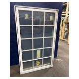 PELLA APPX 40IN X 65IN X 6.5IN WHITE GRIDDED FIXED