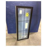 PELLA APPRX 22.5IN X 56IN BLACK ALUMINUM EXT BLACK