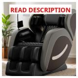 $854 MASSAGE CHAIR RECLINER WITH ZERO GRAVITY, FUL