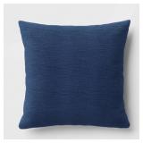 OVERSIZED SQUARE COTTON BOUCLE REVERSIBLE THROW PI