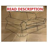 BEIGE COURDUROY COUCH