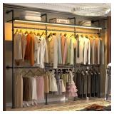 $150 AHEAPLUS INDUSTRIAL PIPE CLOTHING RACK, REVER