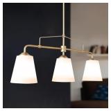 GOLD CHANDELIERS, GOLD LINEAR CHANDELIER LIGHT FIX