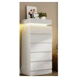 HOME LIFE DECOR 5- DRAWER DRESSER AJ-DJ503911 WHIT